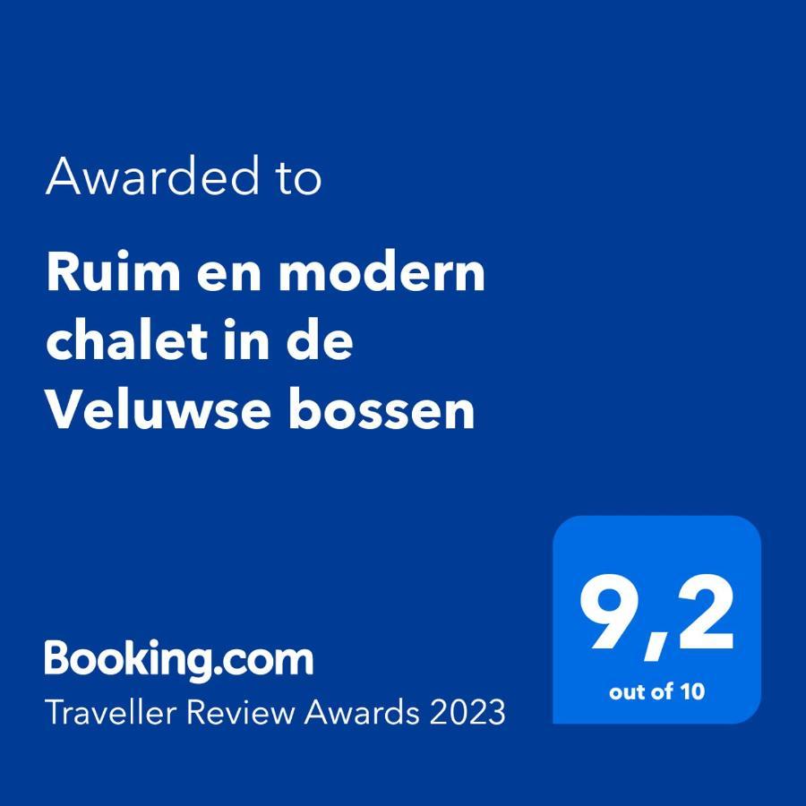 Ruim En Modern Chalet In De Veluwse Bossen Пюттен Экстерьер фото